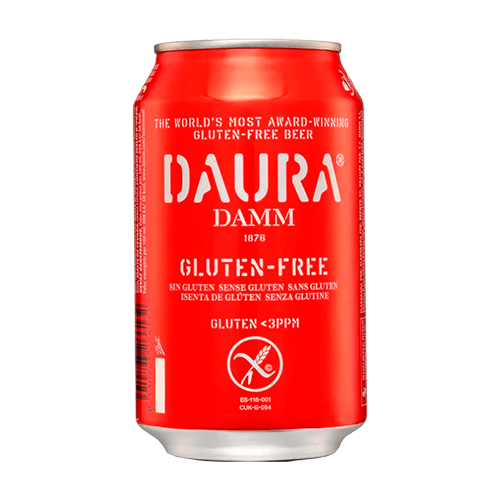 Cerveza Damm Daura S/Gluten Lata 33 Cl.